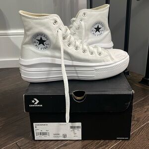 Converse Sneakers - Platform white